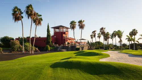 The clubhouse at Costa Adeje Golf Club, Tenerife