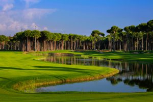 Mature setting for Regnum Carya Golf Course, Belek, Turkey. Golf Planet Holidays
