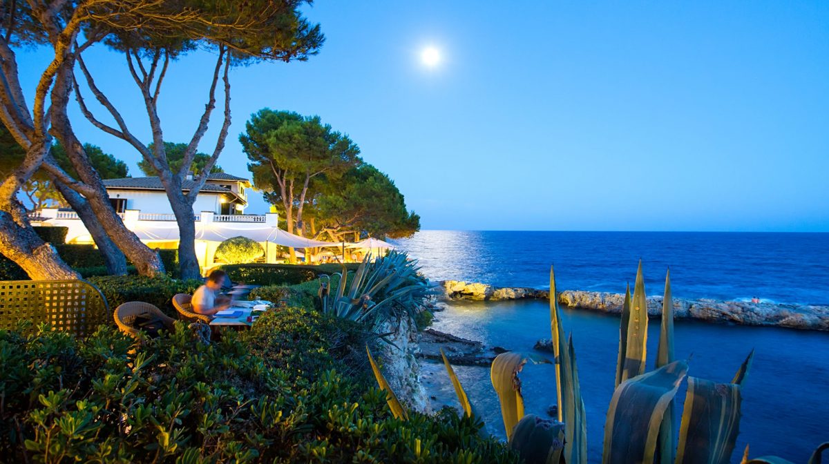 Beautiful sea views from Hotel Bendinat, Palma, Mallorca