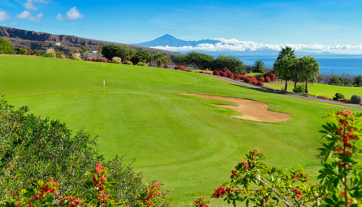 The hillside Tecina golf course, La Gomera, Canary Islands
