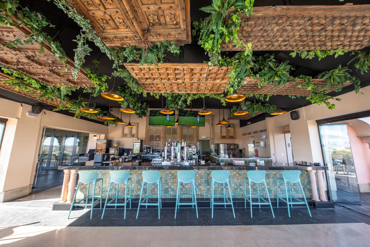 The bar at La Finca Golf and Spa Resort, Murcia, Spain