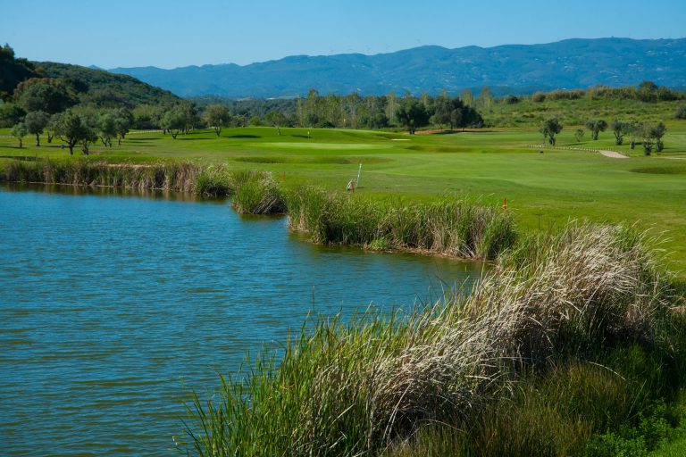Challenging layout at Morgado golf course, Algarve, Portugal