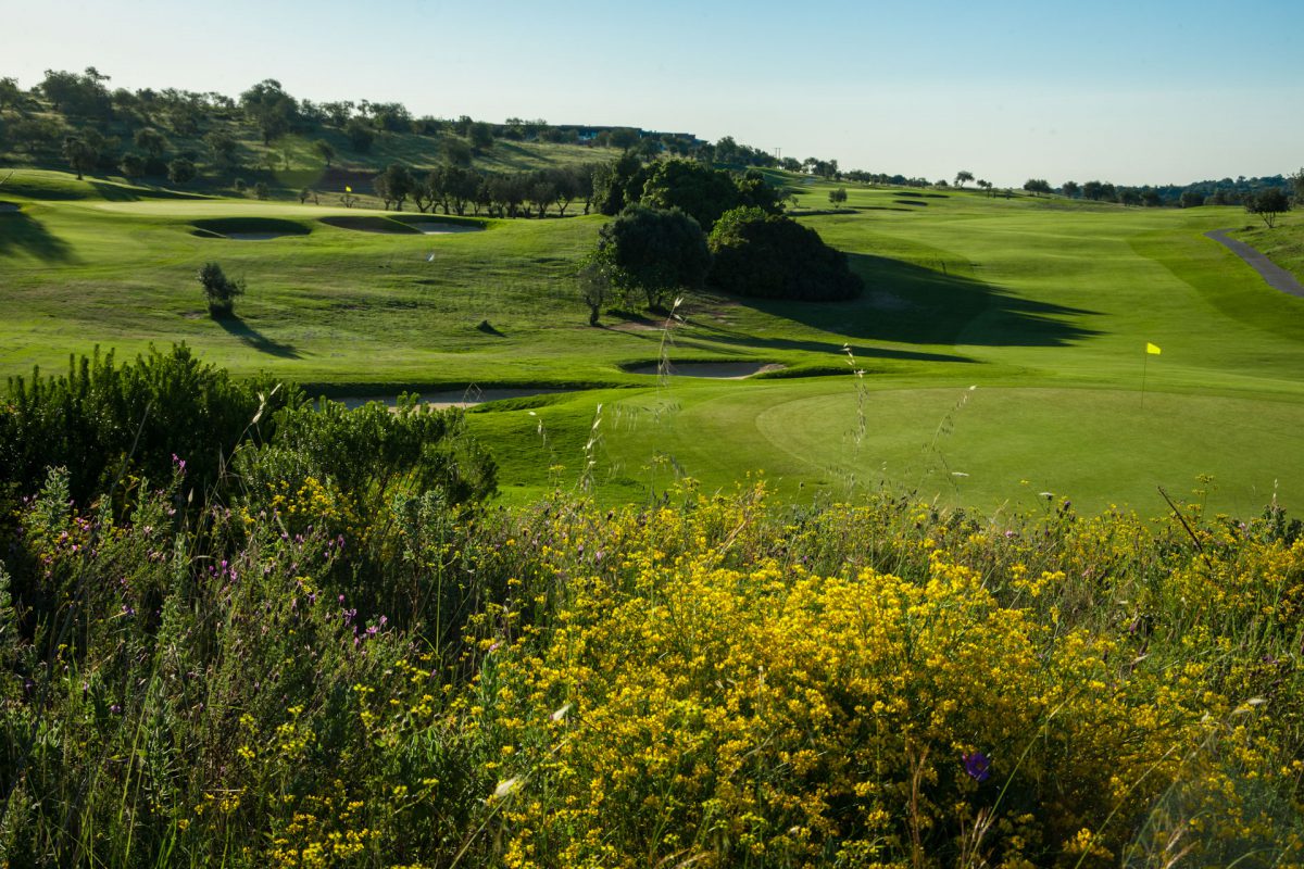 Stunning vista at Morgado Golf course, Algarve, Portugal