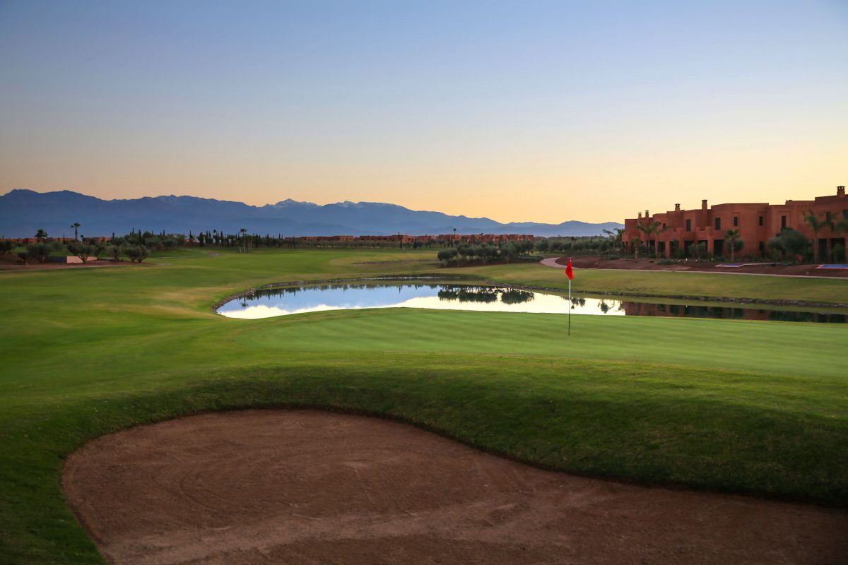 The tenth hole at PalmGolf Ourika Golf Course, Marrakech, Morocco. Golf Planet Holidays