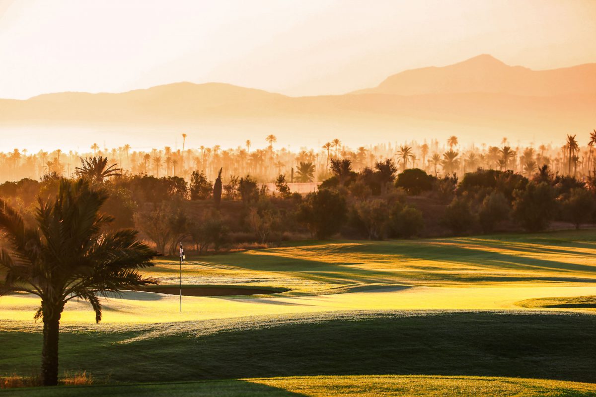 The 14th hole at Palm Golf Palmaraie, Marrakech, Morocco. Golf Planet Holidays