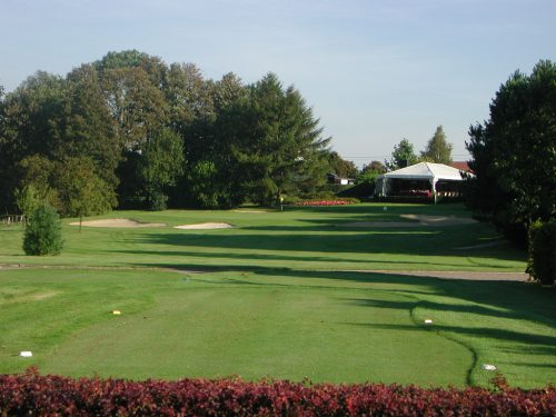 Par three at Rigenee Golf Club, near Waterloo, Belgium