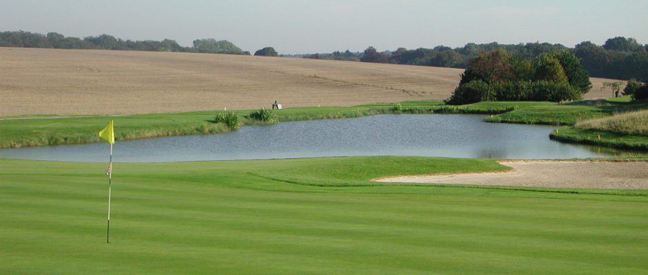 Pastoral setting for Rigenee Golf Club, near Waterloo, Belgium