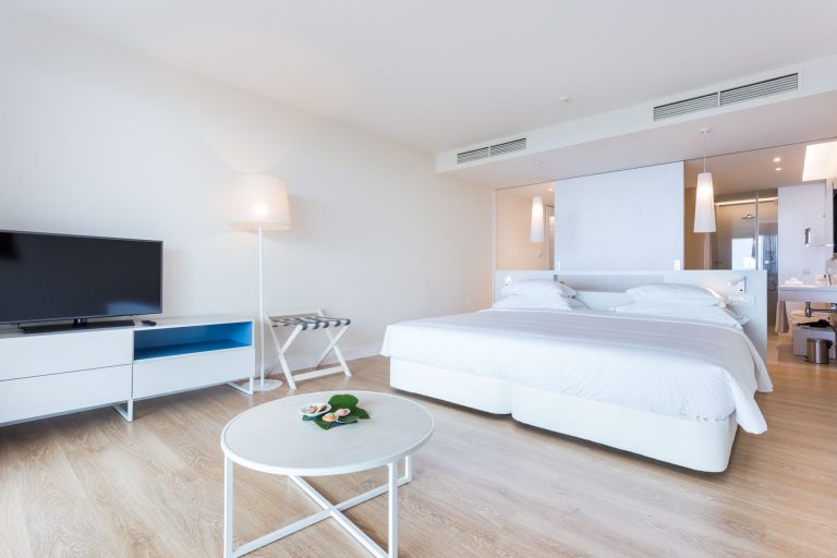 Double bedroom at Palmares Beach House Hotel, Lagos, Portugal