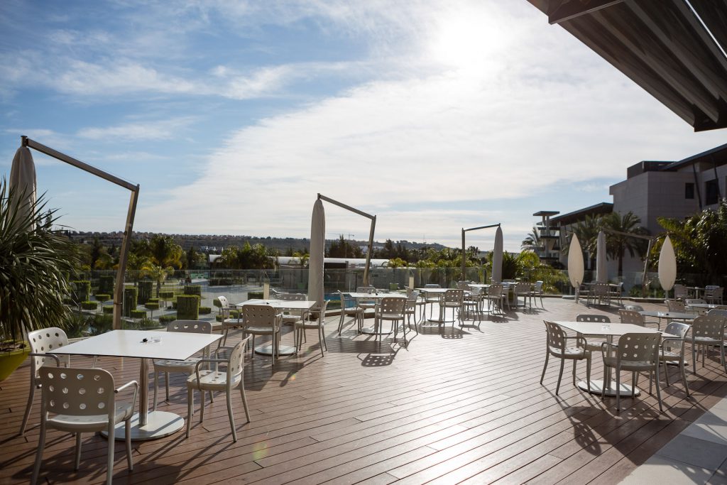 Dine in the sun at La Finca Golf and Spa Resort, Alicante, Spain