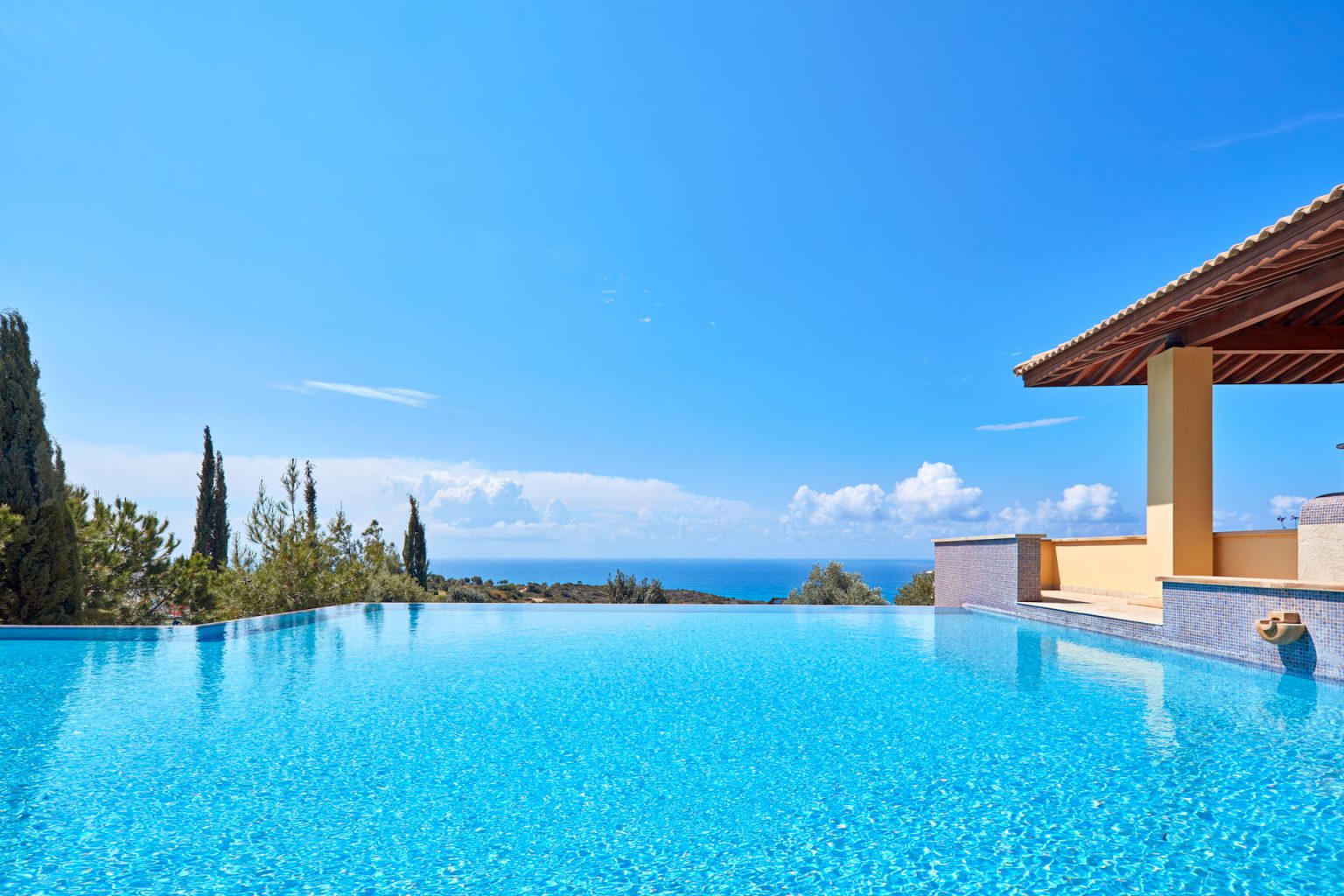 View out to sea from Aphrodite Hills Hotel by Atlantica, Paphos, Cyprus