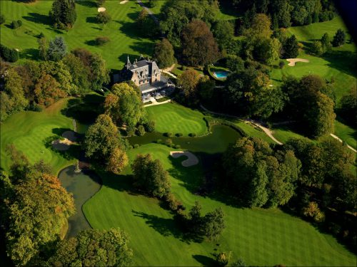 Bird's eye view of Golf Club 7 Fontaines, Waterloo, Belgium