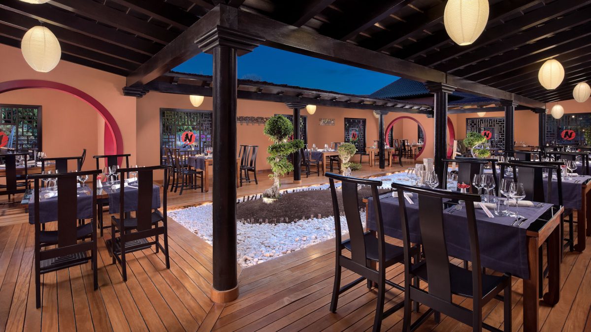 The Asian restaurant at Sheraton Fuerteventura Beach Golf and Spa Resort