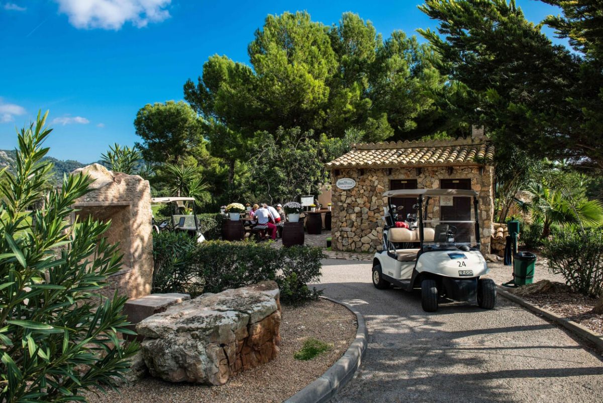 The halfway house at Golf de Andratx, Mallorca
