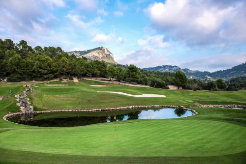 The sixth hole at Golf de Andratx, Mallorca