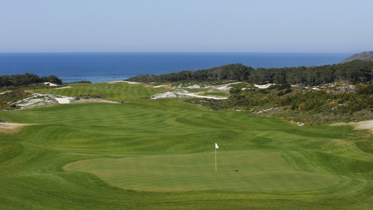Breathtaking views from West Cliffs Golf course, Portugal