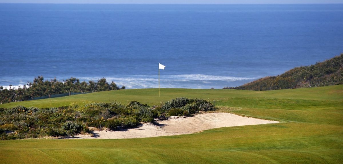 Out to sea at West Cliffs Golf Course, Portugal. Golf Planet Holidays