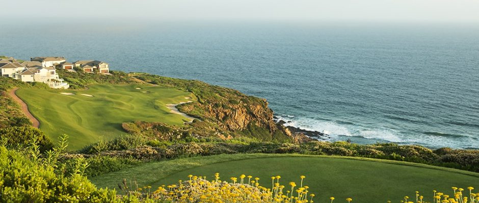 Out to sea at Pinnacle Point Golf Club, Mossel Bay, Southern Cape, South Africa. Golf Planet Holidays