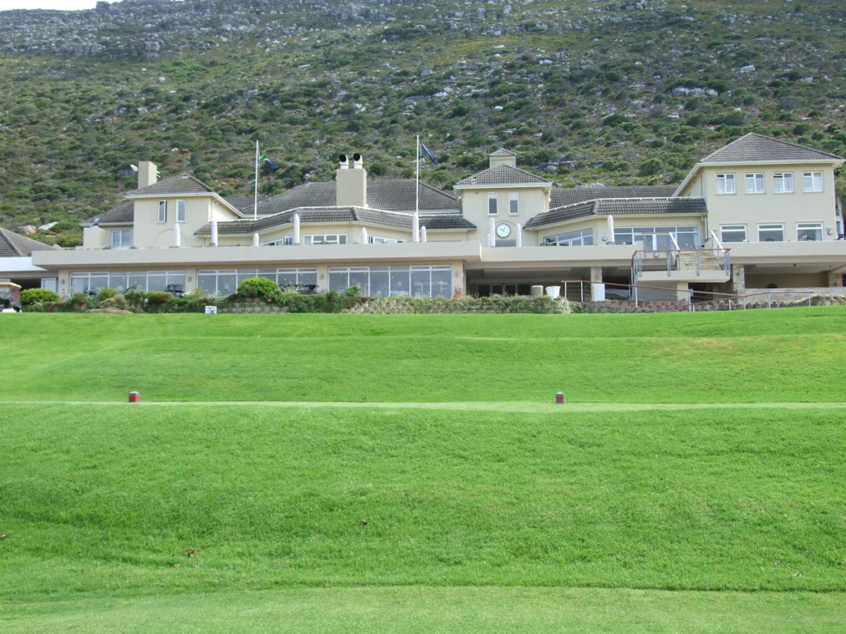 The clubhouse at Clovelly Golf Club, Fish Hoek, South Africa
