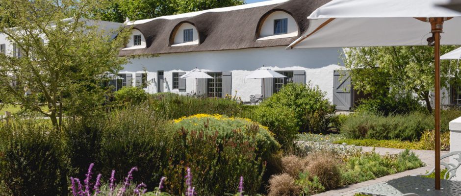 The clubhouse at Erinvale Golf Club, Somerset West, South Africa