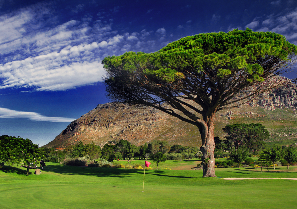 The 12th green at Westlake Golf Club, Cape Town, South Africa