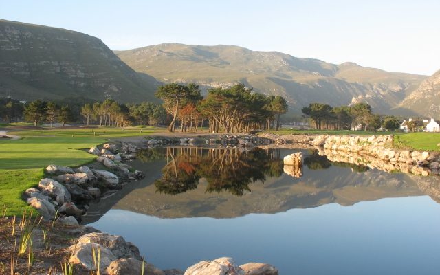 Water on Hermanus Golf course, South Africa