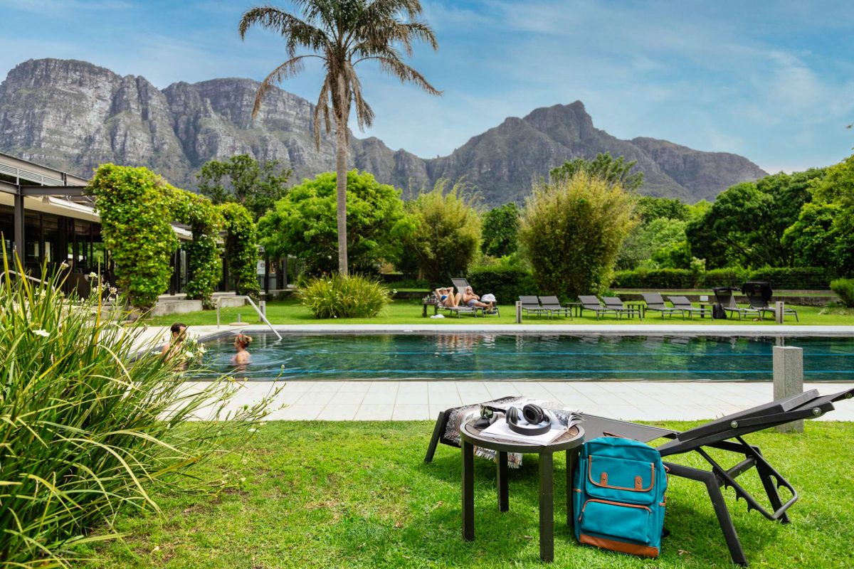 What a view from The Vineyard Hotel, Cape Town, South Africa