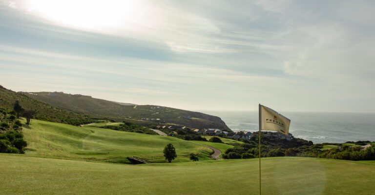 Out to sea from Pezula Golf Club, Knysna, Garden Route, South Africa. Golf Planet Holidays.