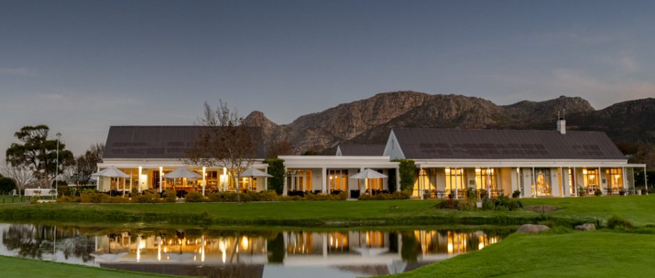 The clubhouse at Steenberg Golf Club, Tokai, Western Cape, South Africa