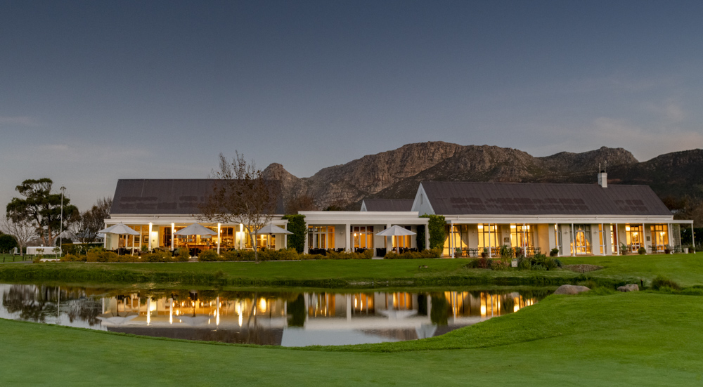 The clubhouse at Steenberg Golf Club, Tokai, Western Cape, South Africa