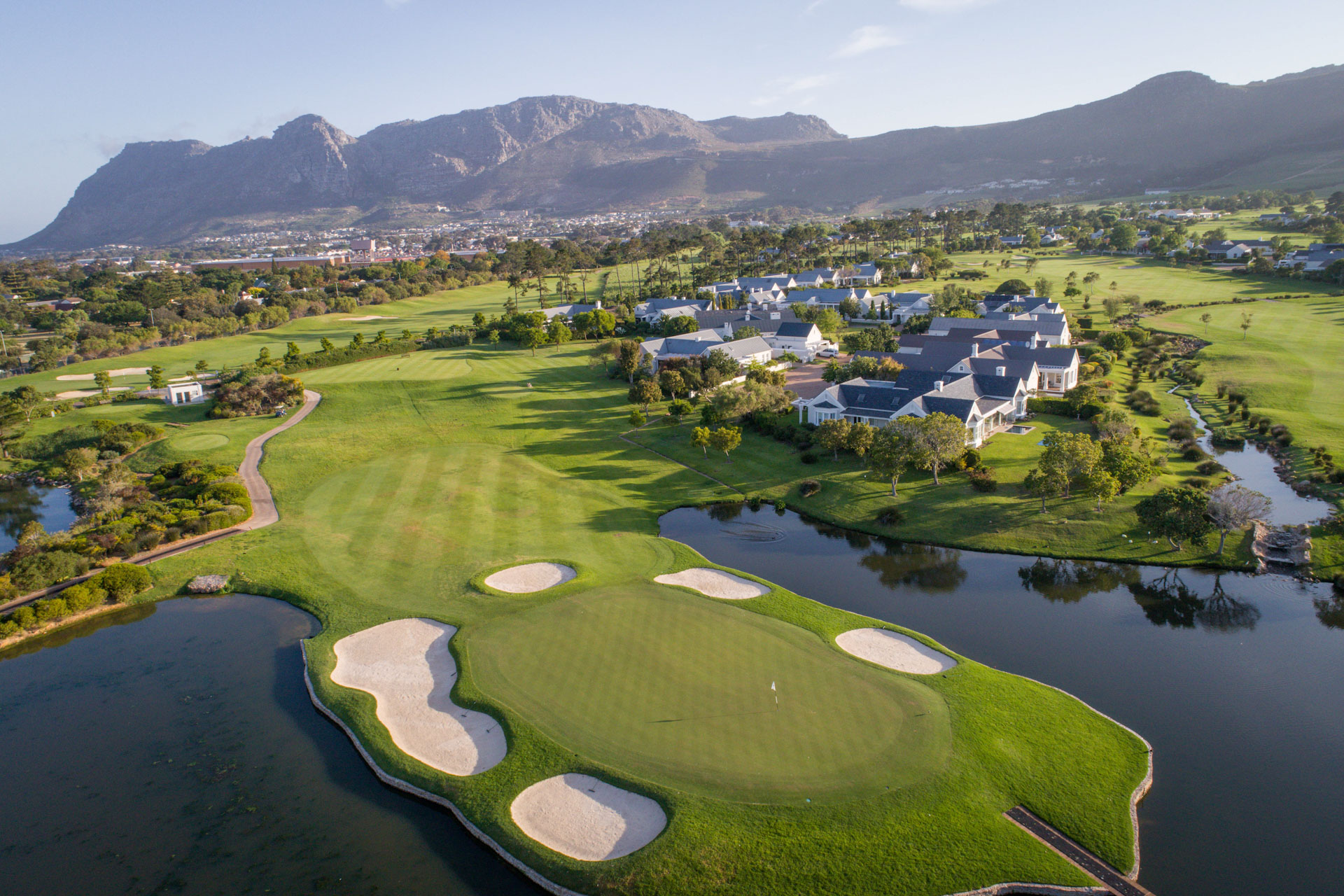 Aerial view of Steenburg Golf Club, Tokai, Western Cape, South Africa