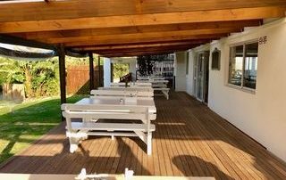 Casual dining at Cape St Francis Resort, South Africa. Golf Planet Holidays