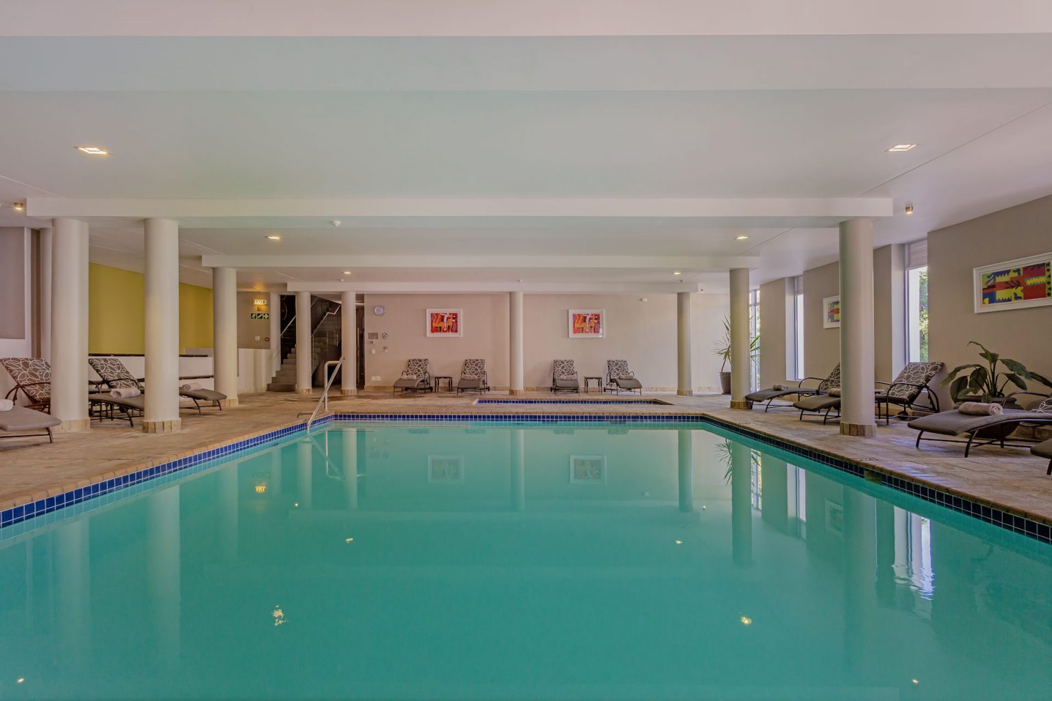 Indoor pool at Fancourt Hotel, Southern Cape, South Africa. Golf Planet Holidays