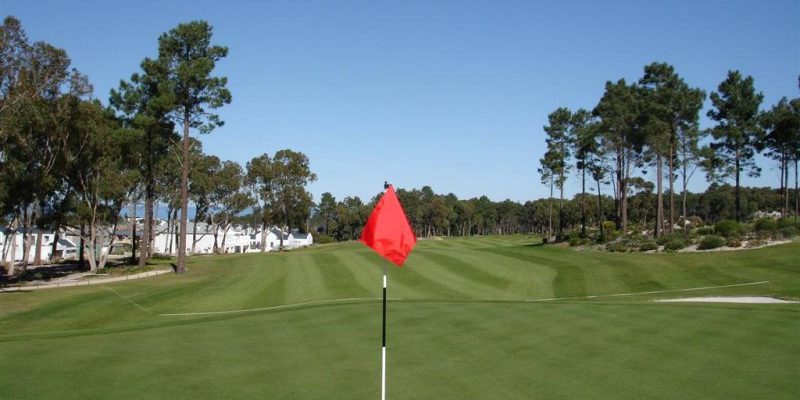 Back down the fairway at Hermanus Golf Club, Western Cape, South Africa. Golf Planet Holidays