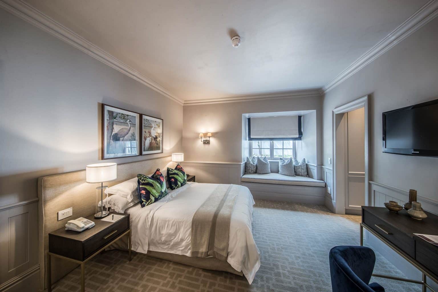 Double bedroom at Erinvale Estate Hotel & Spa, Somerset West, Western Cape, South Africa. Golf Planet Holidays