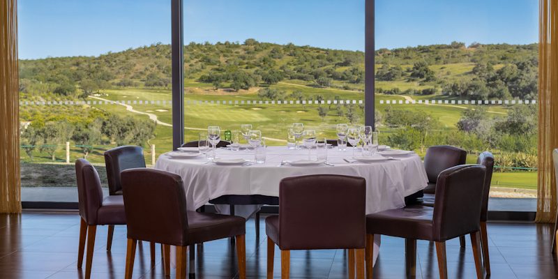 Dining at Morgado Golf and Country Club, Portimao, Algarve, Portugal. Golf Planet Holidays.