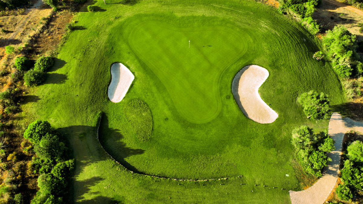 Aerial view at Espiche Golf Club, Lagos, Portugal. Golf Planet Holidays