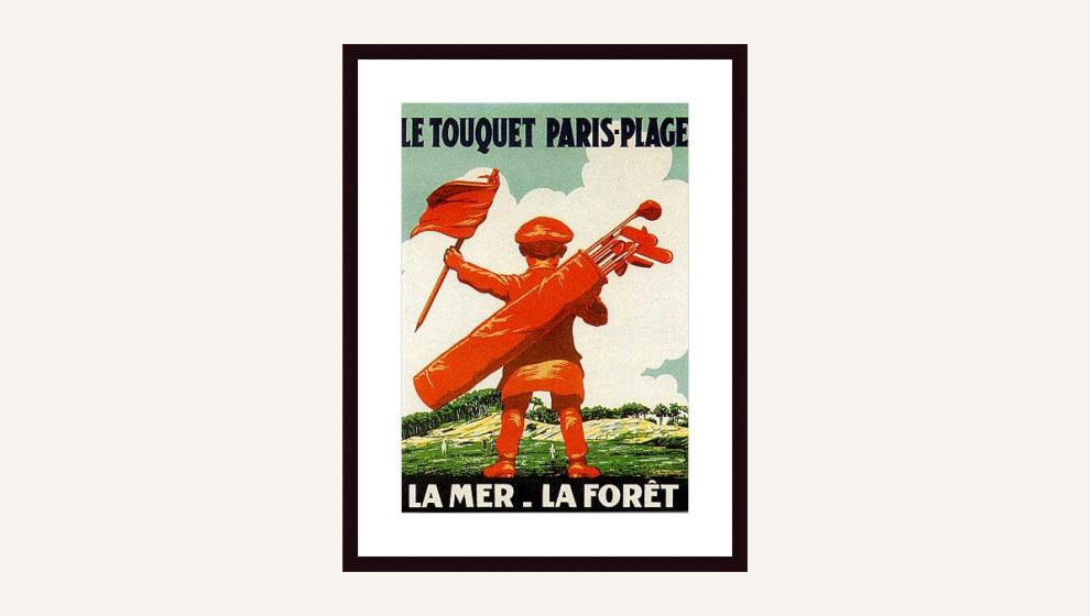 The famous Le Touquet Golf poster