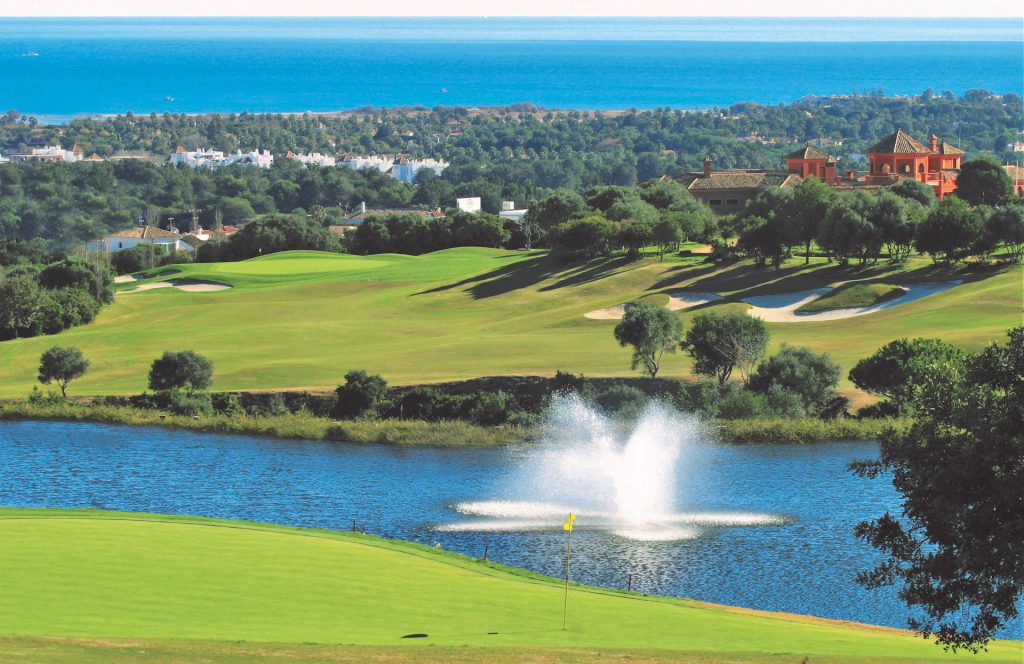 Out to sea from La Canada Golf Club, Costa del Sol