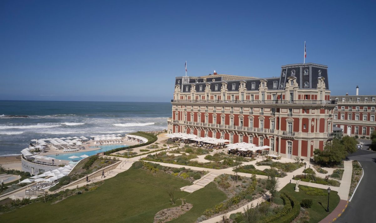 Five-star luxury next to the Atlantic Ocean at the Hotel du Palais, Biarritz, France
