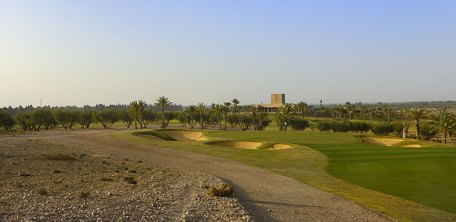 Desert delight at Assoufied Golf Club, Marrakech, Morocco. Golf Planet Holidays.
