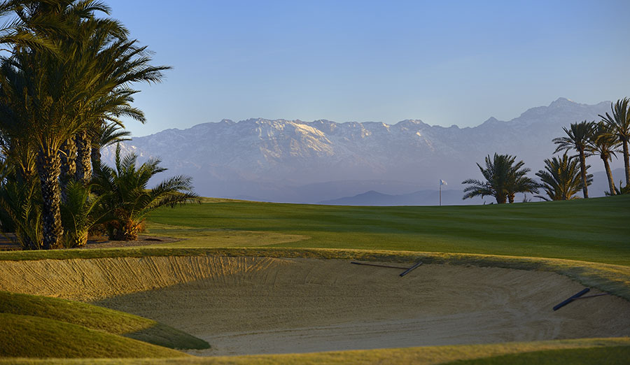 Outstanding views at Assoufied Golf Club, Marrakech, Morocco. Golf Planet Holidays.