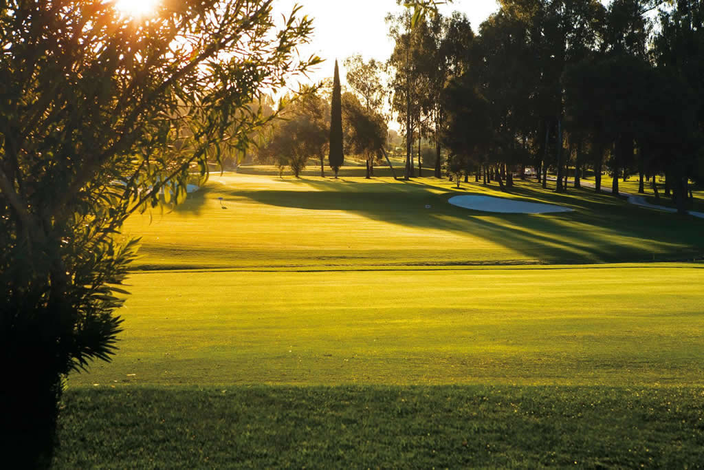 Tree-lined fairways at Atalaya Golf and Country Club, Marbella, Costa del Sol, Spain. Golf Planet Holidays.