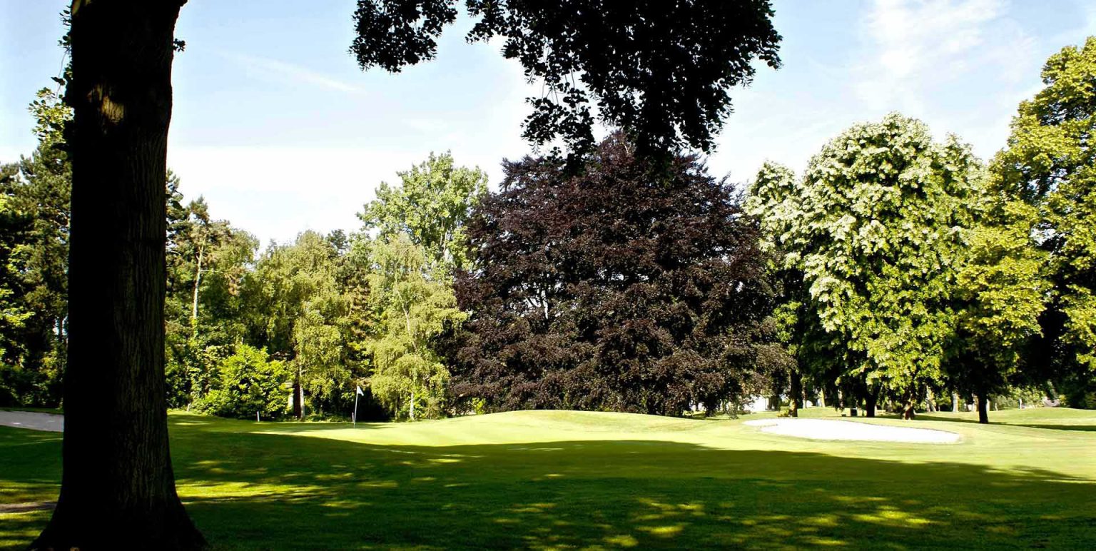 The first hole at Golf de Brigode, Lille, Northern France