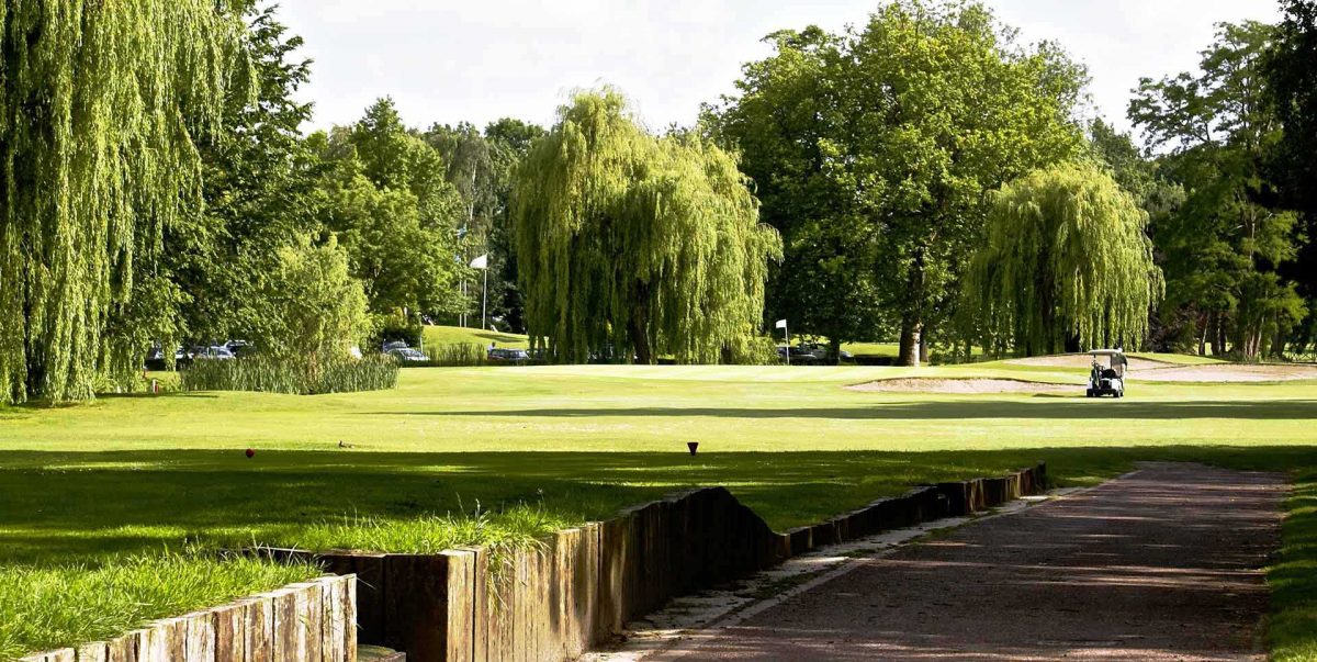 The 15th hole at Golf de Brigode, Lille, Northern France