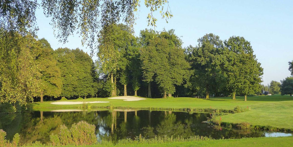 The fourth hole at Golf de Brigode, Lille, Northern France