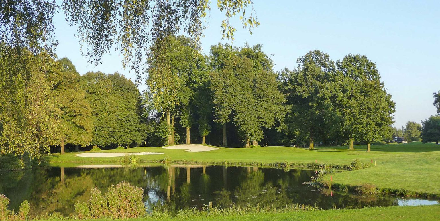 The fourth hole at Golf de Brigode, Lille, Northern France