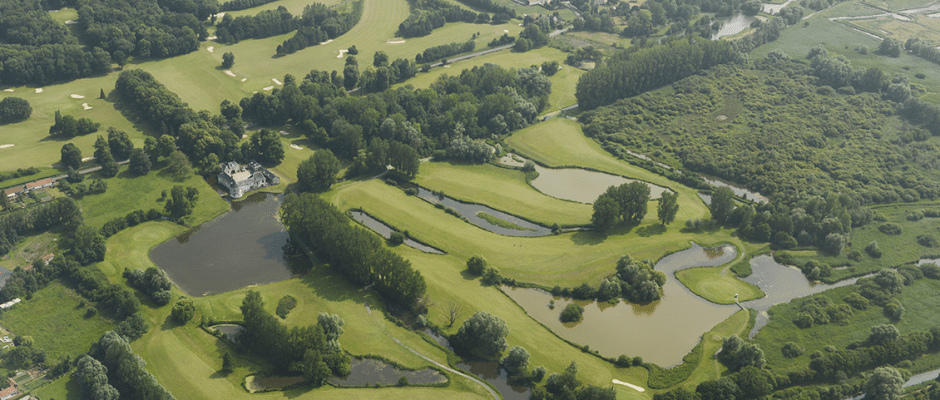 Overview of the water at Nampont Saint Martin golf club in Northern France. Golf Planet Holidays