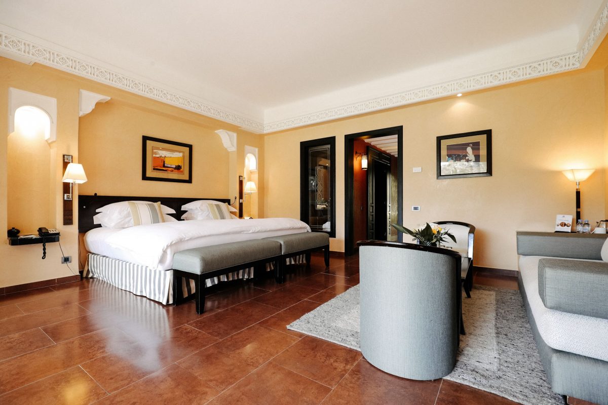 A suite at Tikida Golf Palace, Agadir, Morocco