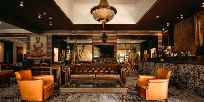 The stunning bar at Tikida Palace, Agadir, Morocco. Golf Planet Holidays