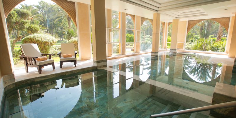 Indoor pool at the Tikida Palace, Agadir, Morocco. Golf Planet Holidays